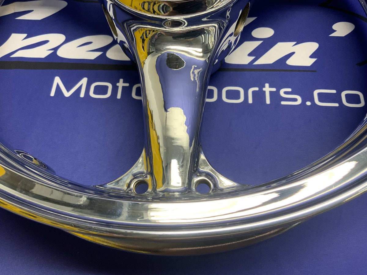 Kawasaki Front & Rear Wheel (Chrome) ZX-6R/636 2003-2004 OEM 41073-0112-R2