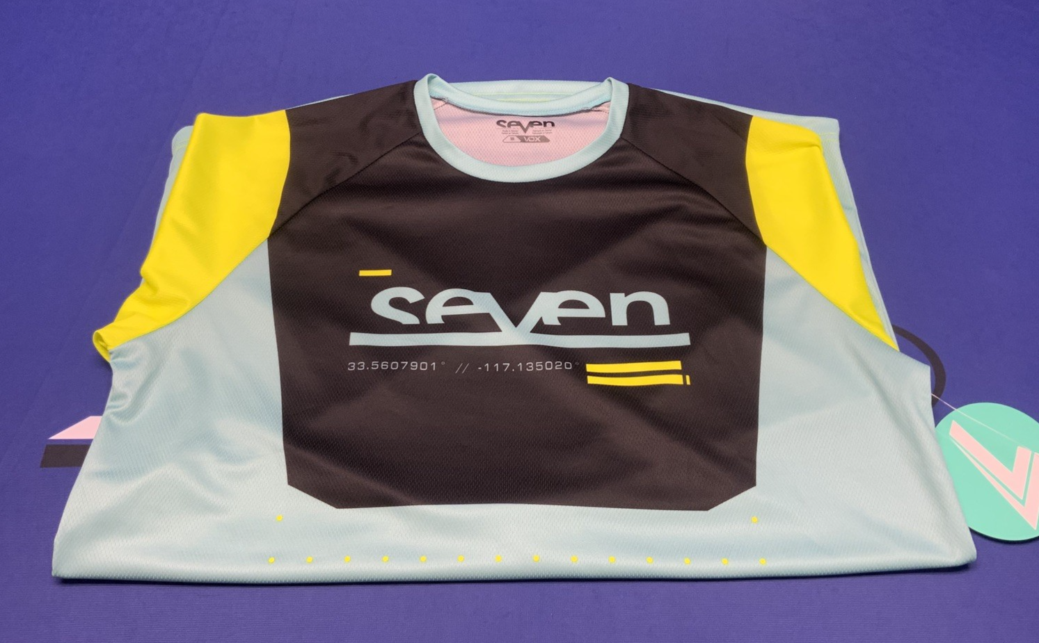 Seven Vox Aperture Jersey Flo Yellow/ Blue (Medium) 2250081-740-M