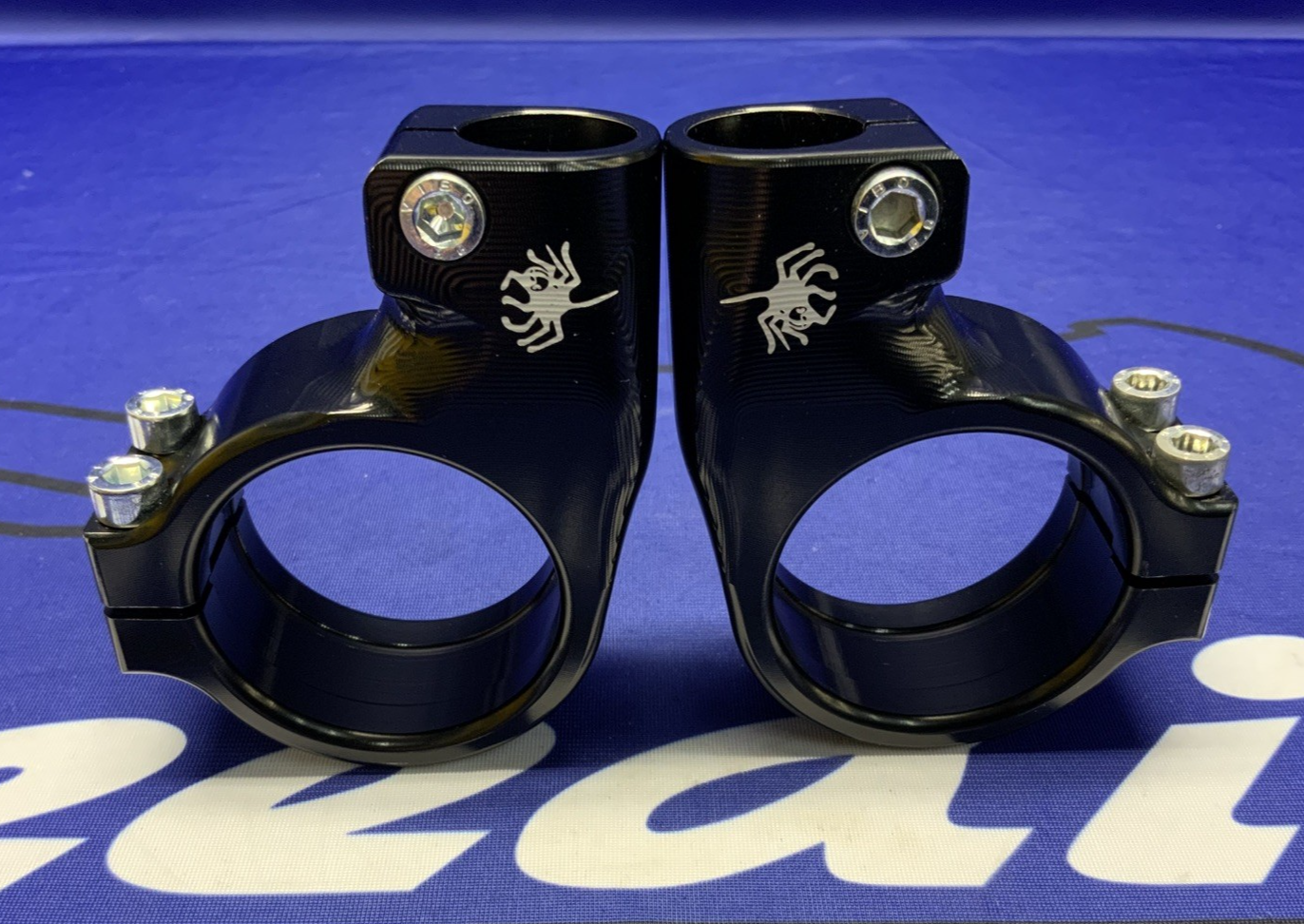 Spider Billet Clip-Ons 25 Offset 50mm 50.25.50-1