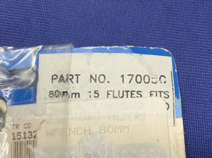 Vector Oil Filter Wrench Cup 80mm 15 Flute 17005C