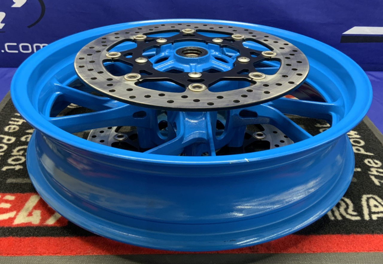Suzuki Front Wheel W/ Rotors (Blue) GSX-8R 2024-2026 OEM 54111-25L00-QZB-1