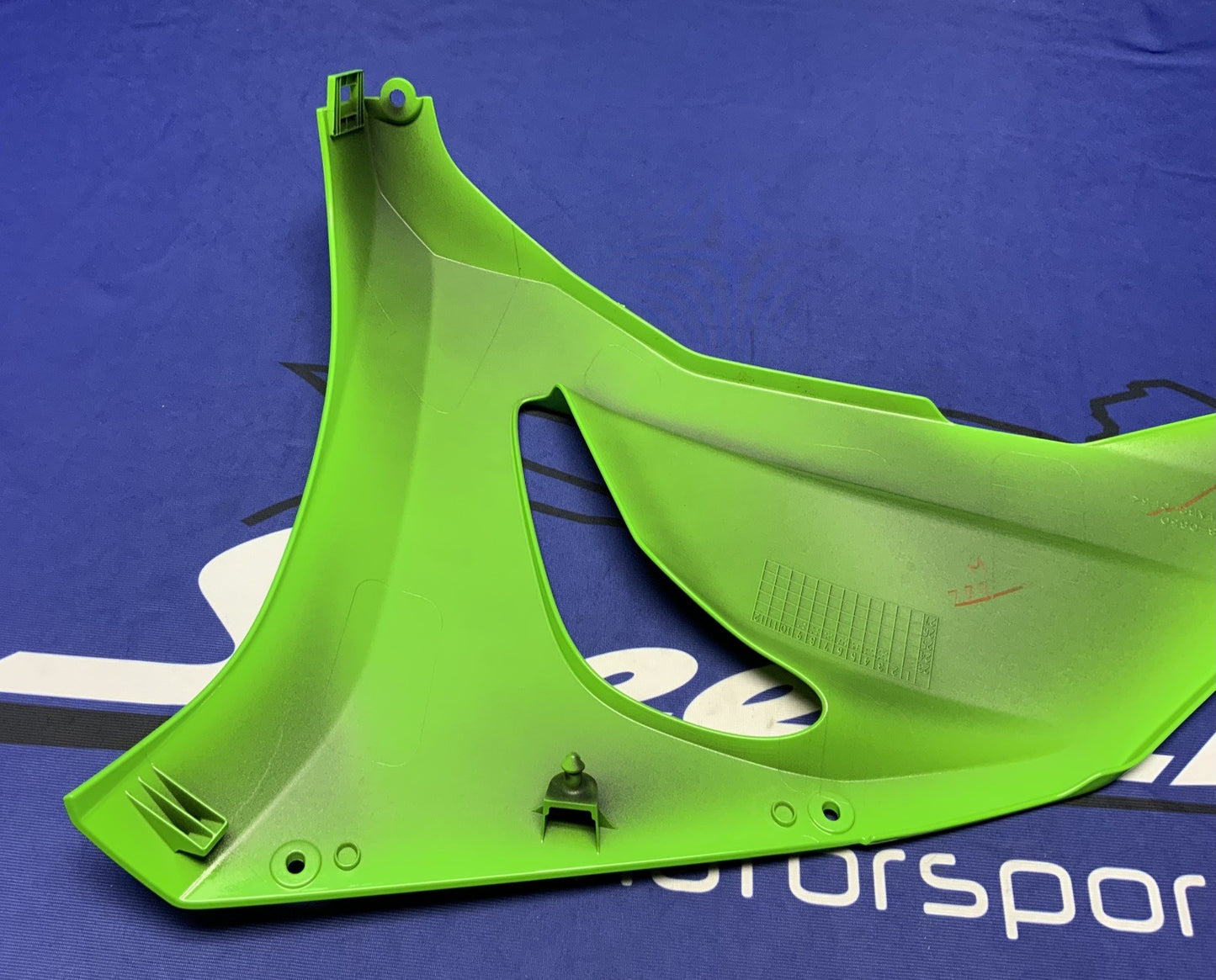 Kawasaki Left Lower Fairing (Green) ZX-6R 2019-2026 OEM 55028-0850-777