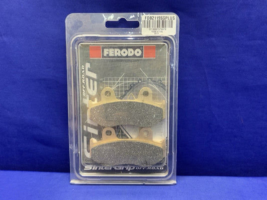 Ferodo Off-Road Sinter Grip Brake Pads Yamaha YFZ-450 2006-2019 FDB2119SG