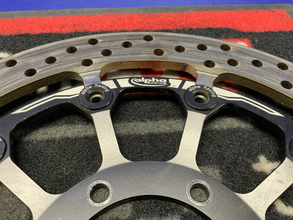Alpha Racing 320x7mm EVO Brake Rotor Set BMW M1000RR 2021-2025 3411B303C02