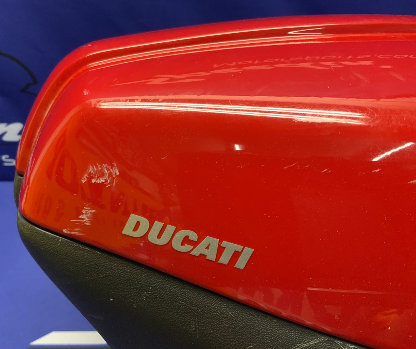Ducati Saddle Bag Set (Red) STAS 2001-2005 OEM 69810151A/6981016A