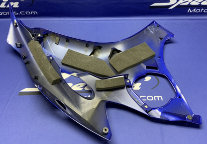 Yamaha Left Complete Fairing (Blue) YZF-R6 2017-2024 OEM BN6-W283U-90-P0