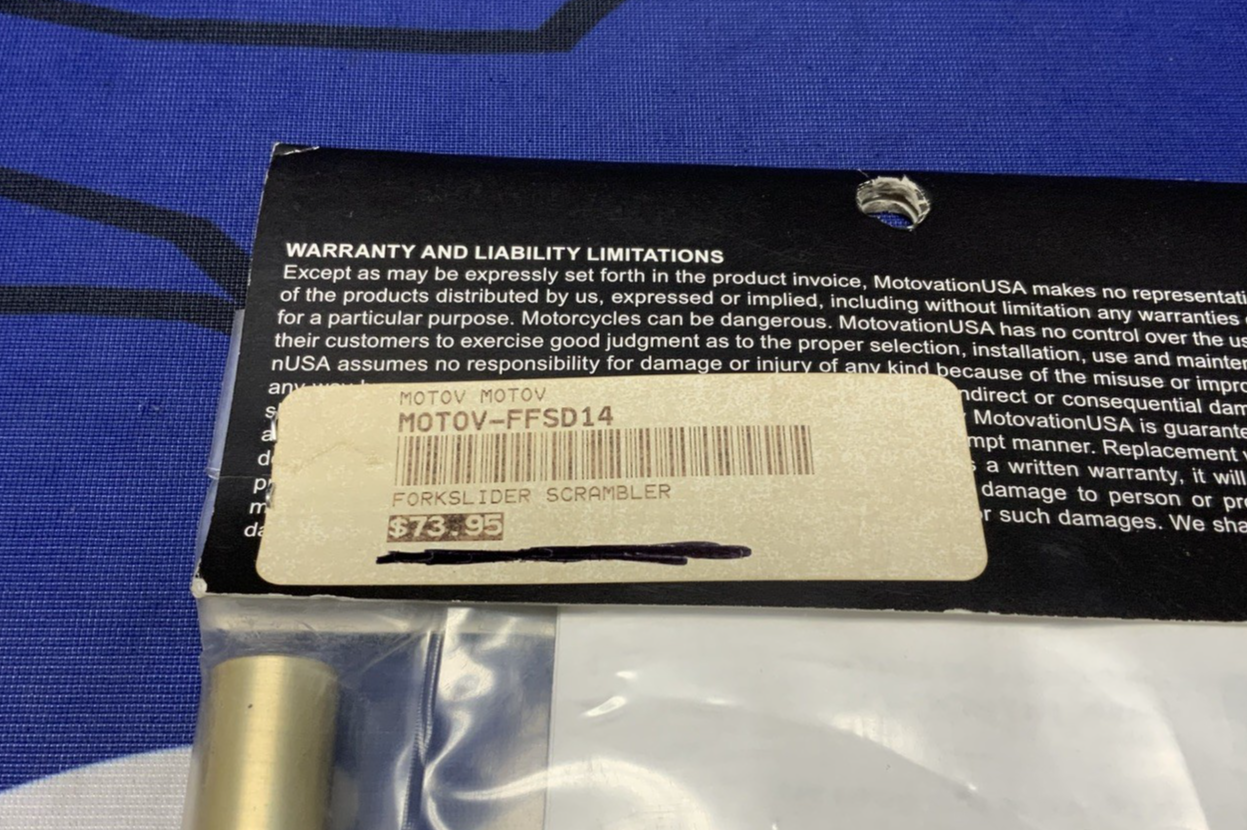 Motovation Fork Sliders Scrambler 2015-2018 FFSD14