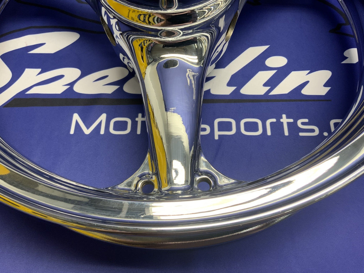 Kawasaki Front & Rear Wheel (Chrome) ZX-6R/636 2003-2004 OEM 41073-0112-R2