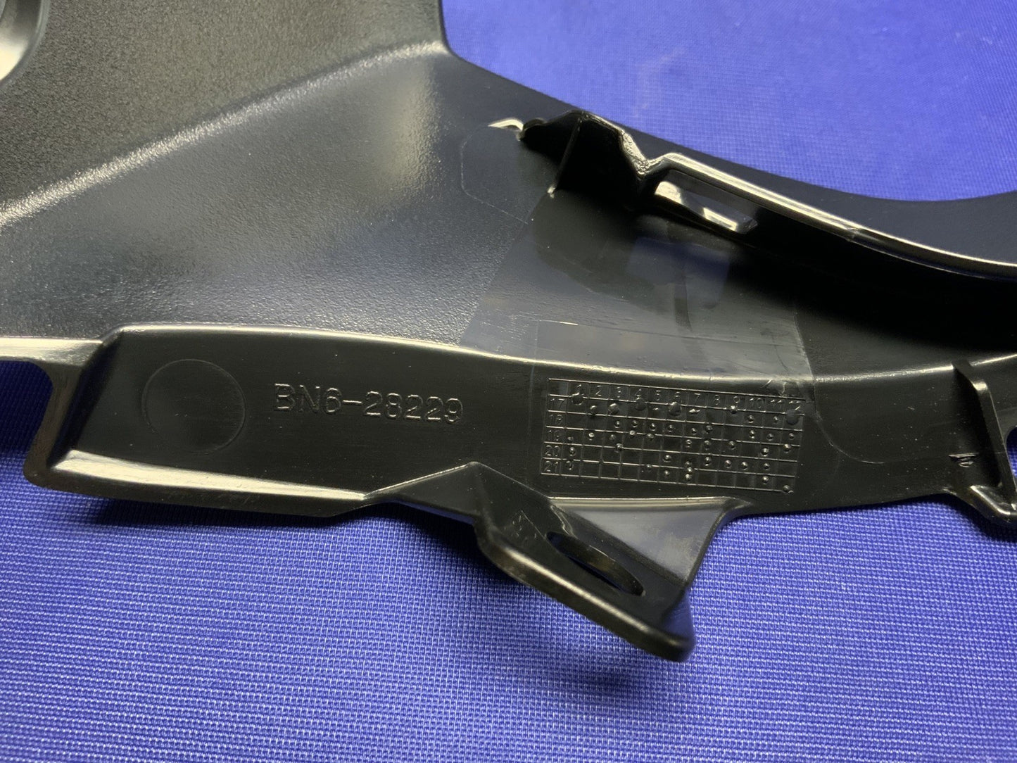Yamaha Right Inner Cowling YZF-R6 2017-2020 OEM BN6-28229-00-00