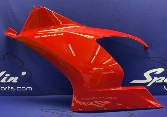 Ducati Left Upper Fairing (Ducati Red) Panigale V2 2020-2025 OEM 4801A871AB