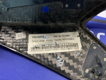 Triumph Right Panel (Carbon Fiber) Street Triple R/RS/Moto 2 23-25 OEM T2319911