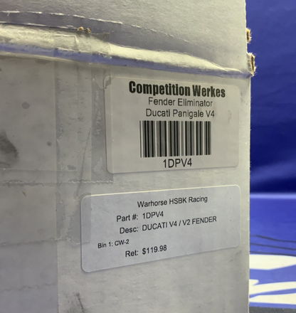 Competition Werkes Fender Eliminator V4 2019-2022, V2 2020-2023 1DPV4