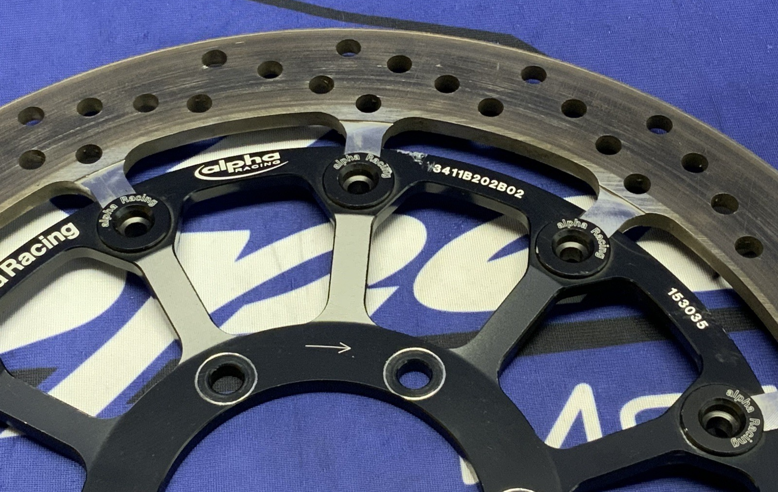 Alpha Racing Front Brake Rotor Set S1000RR 2019-2026 3411B202B02/3411B202B01
