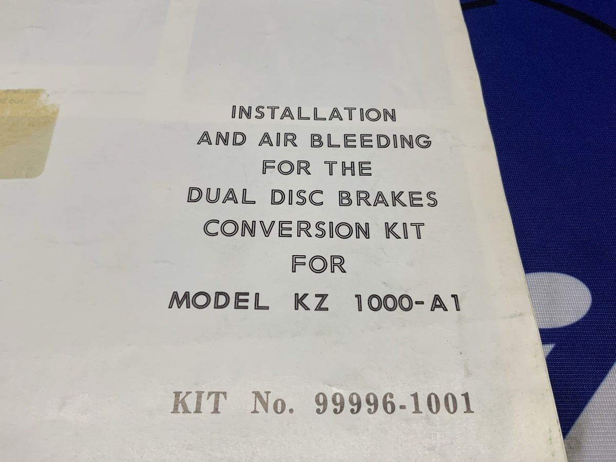 Kawasaki Install & Air Bleed KZ1000-A1 OEM 99929-1001-01