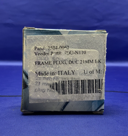 STM Ducati Frame Hole Protection Cap 21mm (Black) SDU-N110