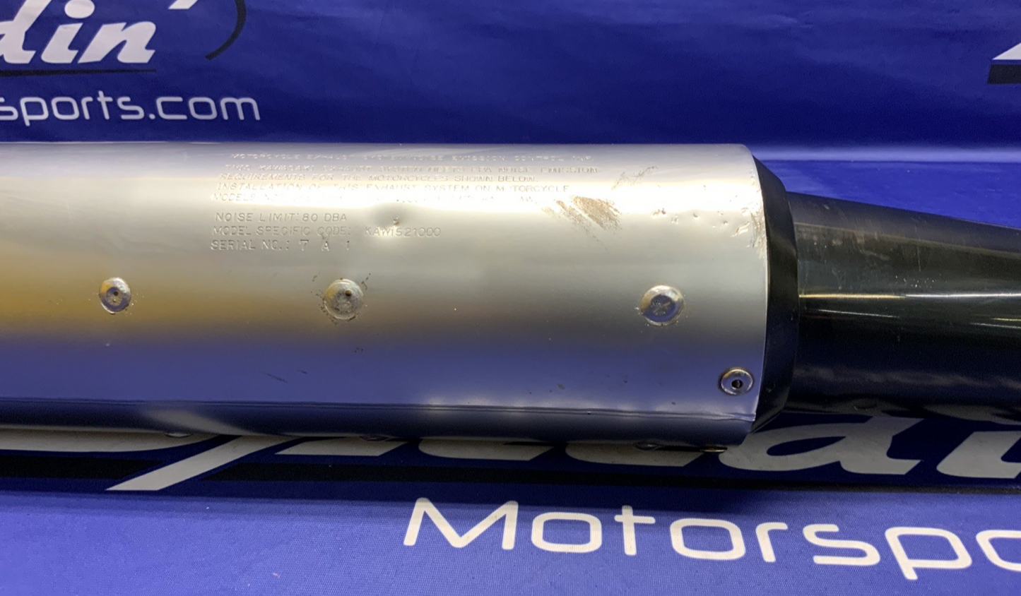 Kawasaki Right Muffler GPZ1000RX 1986-1987 OEM 18002-1693