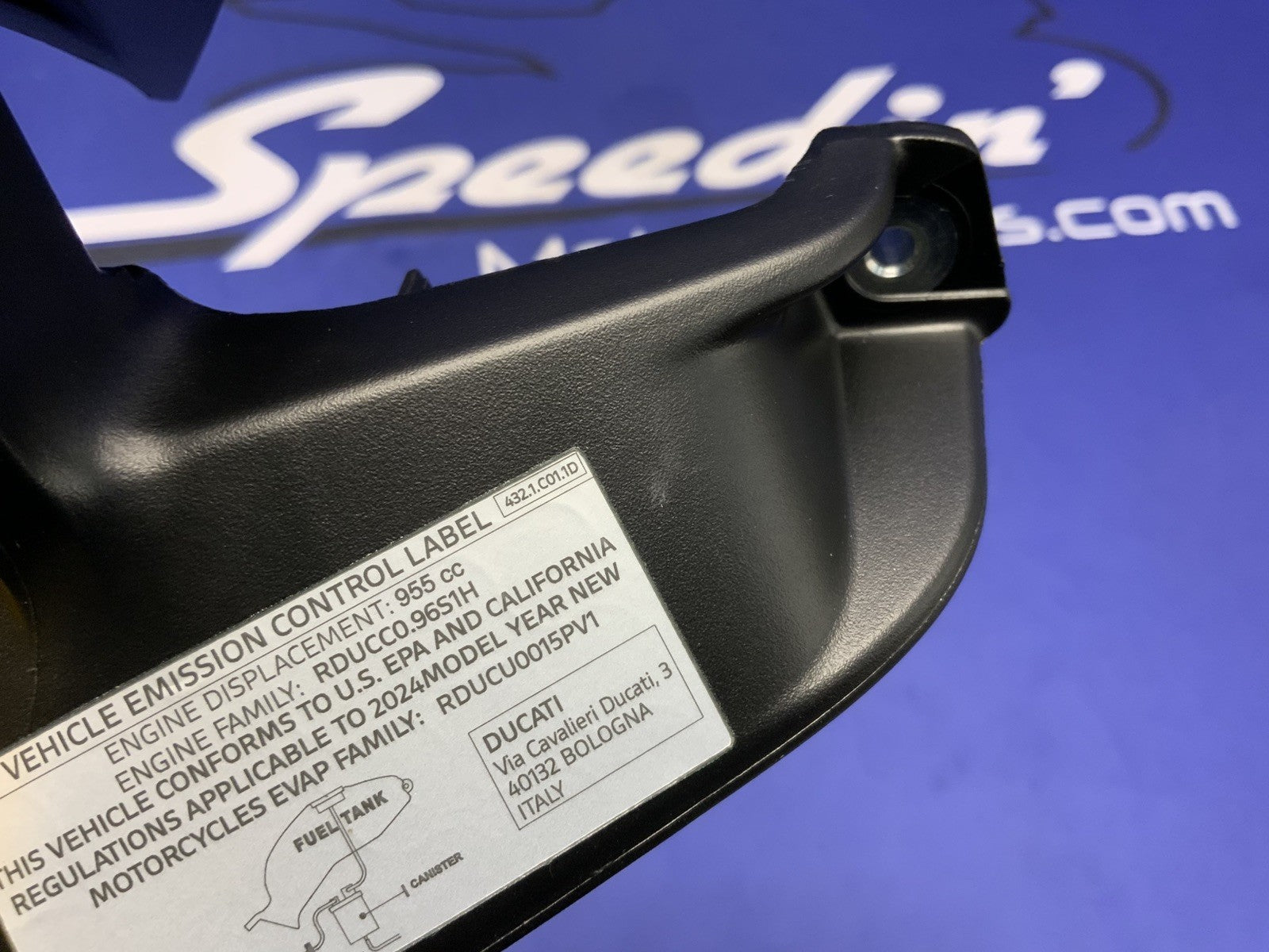 Ducati Headlight Bracket (Black) Panigale V2 2020-2025 OEM 8291I393AA