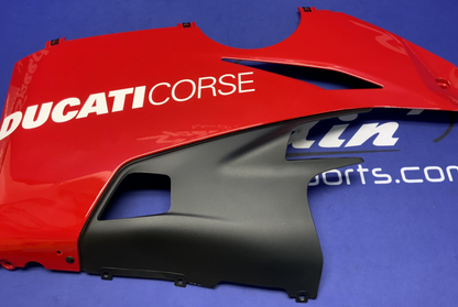 Ducati Left Lower Fairing (Anniversary Red) Panigale V4 19-20 OEM 48019275BT-1