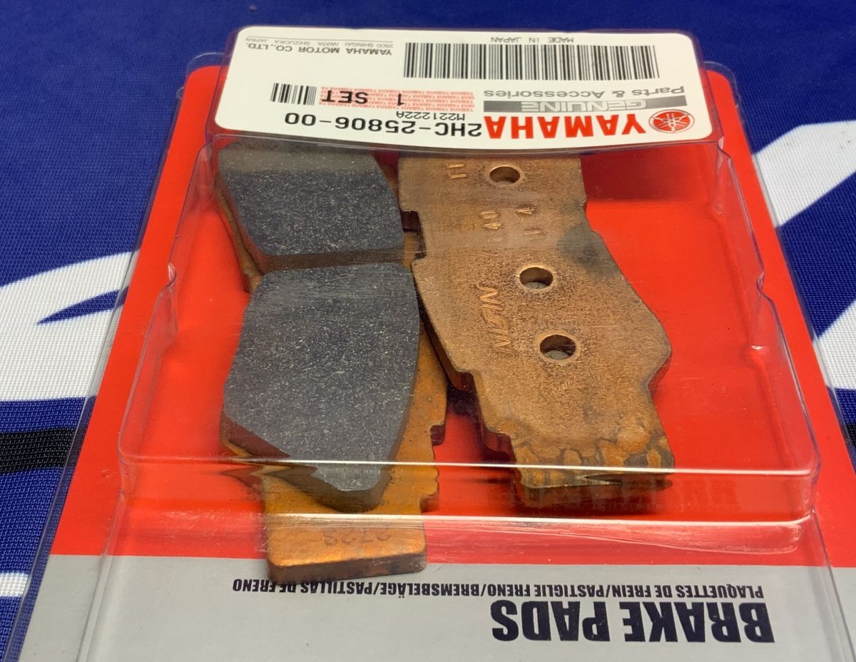 Yamaha Rear Brake Pad Kit 2 RMAX 1000 2021-2025 OEM 2HC-25806-00-00