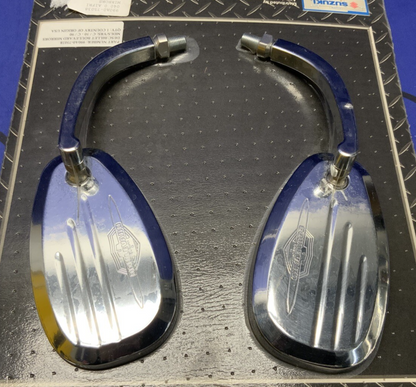 Suzuki Rear View Mirrors (Chrome) Boulevard 2005-2009 OEM 990A0-75038