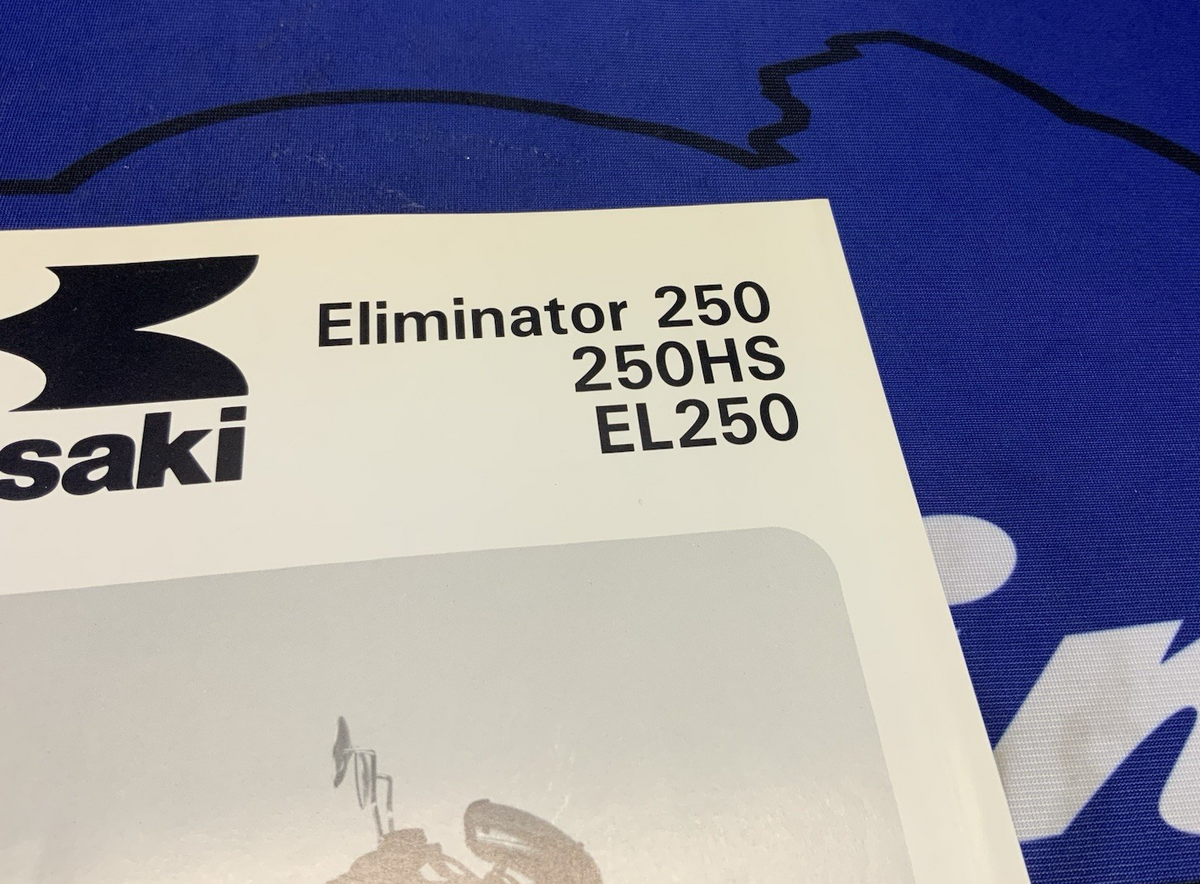 Kawasaki Eliminator Service Manual 250/HS 1988-1994 OEM 99924-1093-53