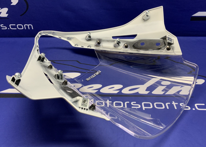 Suzuki Front Cowling W/ Windscreen (Pearl) GSX-8R 24-26 OEM 94410-25L01-QU2-1