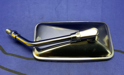 BikeMaster Universal Cruiser Mirror 10mm - Each - Stainless - 601125