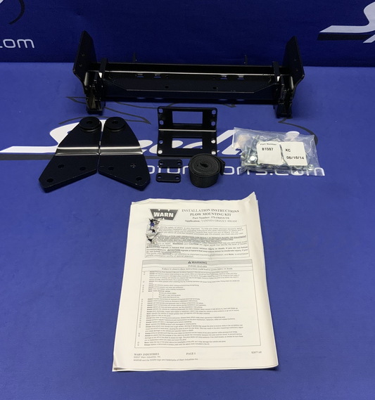 WARN Snow Plow Mount Kit Yamaha Grizzly 450 (2007-2012) OEM 37S-F84Y0-V0-00
