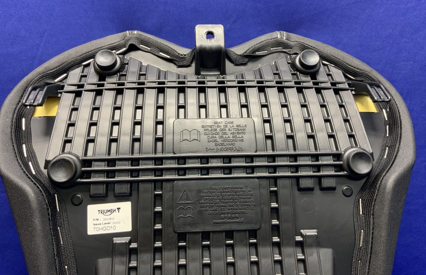 Triumph Rider Seat Embroidered (Silver) Street Triple RS 23-25 OEM T2308431