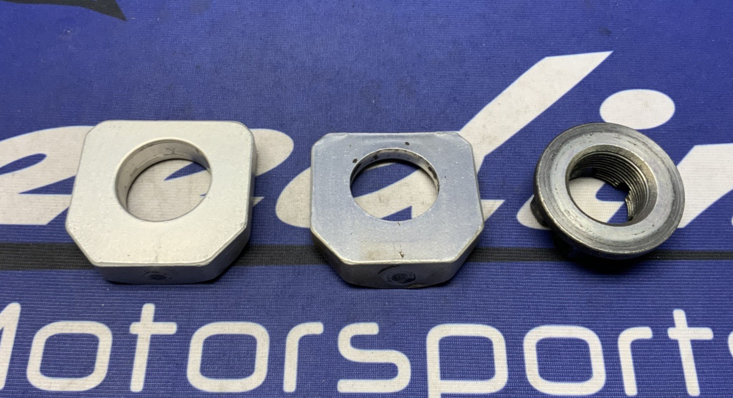 Suzuki Rear Axle W/ Adjuster Blocks SXR 600/750 2006-2007 OEM 64711-49G10