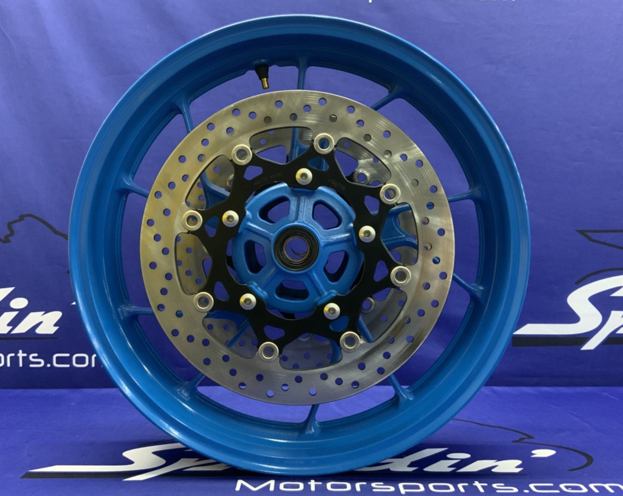 Suzuki Front Wheel W/ Rotors (Blue) GSX-8R 2024-2026 OEM 54111-25L00-QZB