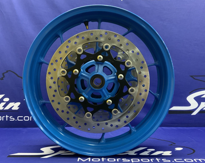 Suzuki Front Wheel W/ Rotors (Blue) GSX-8R 2024-2026 OEM 54111-25L00-QZB