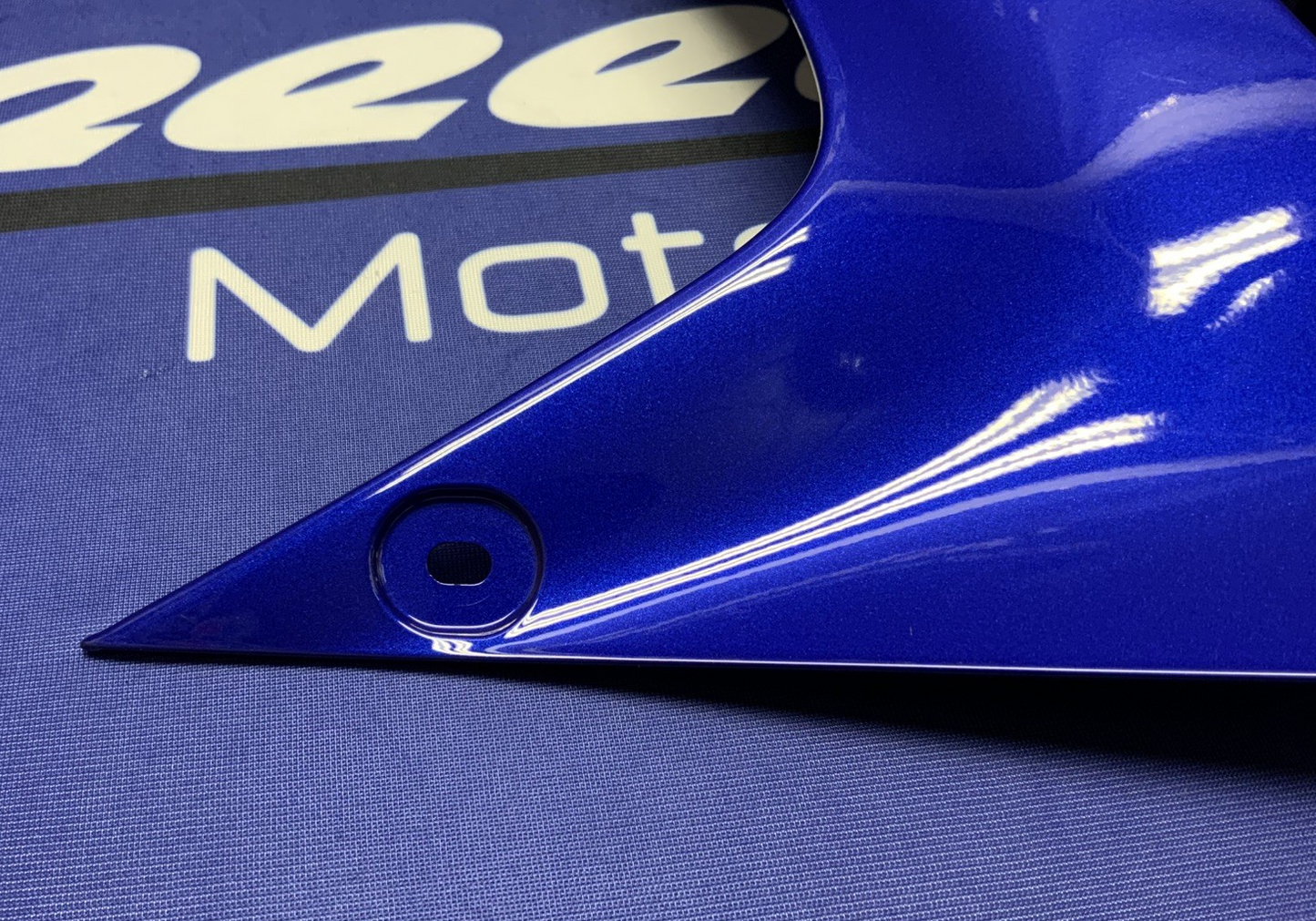 Yamaha Left Lower Fairing (Blue) YZF-R7 2022-2025 OEM BEB-2172G-00-P4
