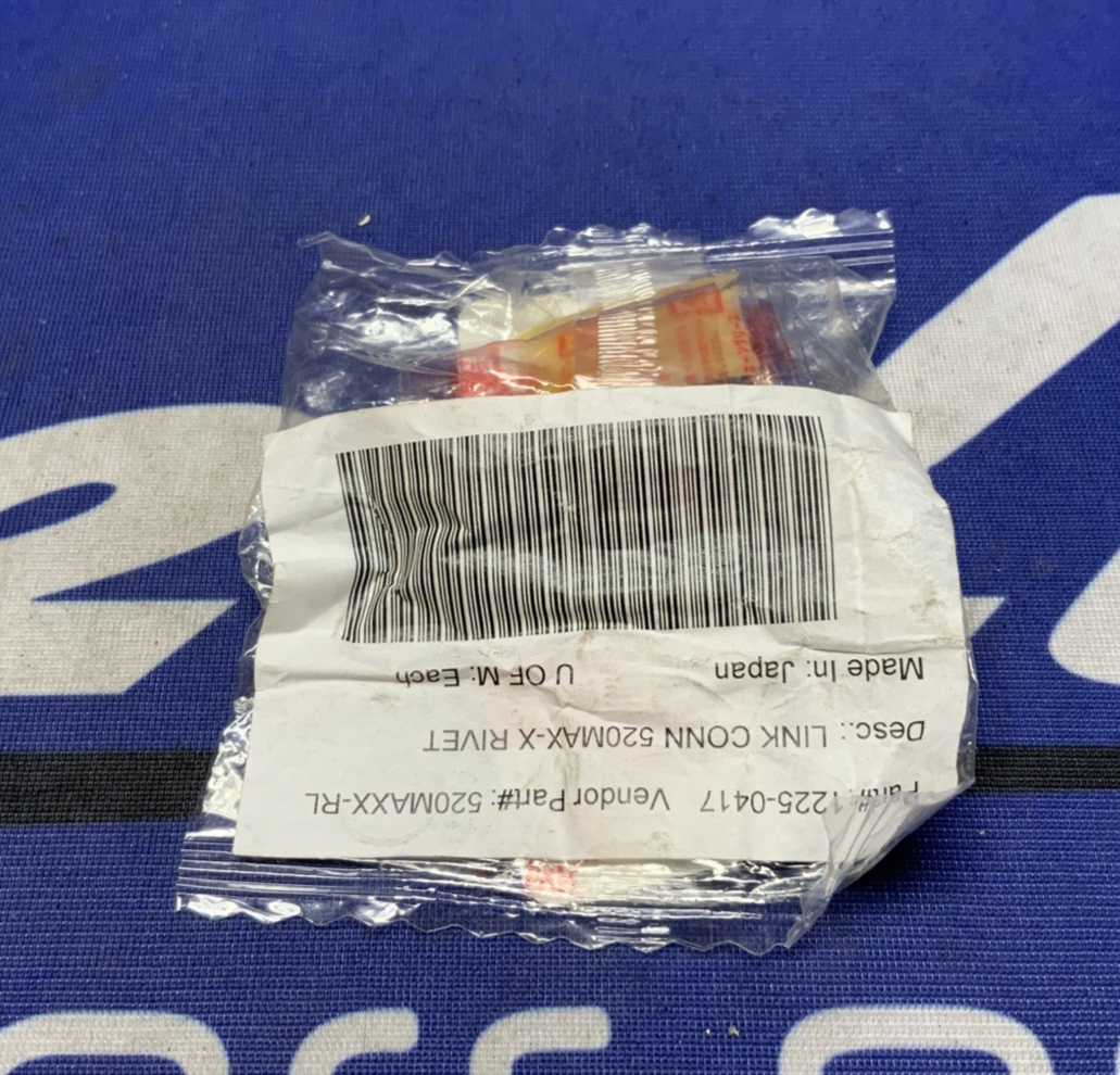 RK Takasago Chain 520 MAX-X Series Rivet Connecting Link Natural 520MAXX-RL-N