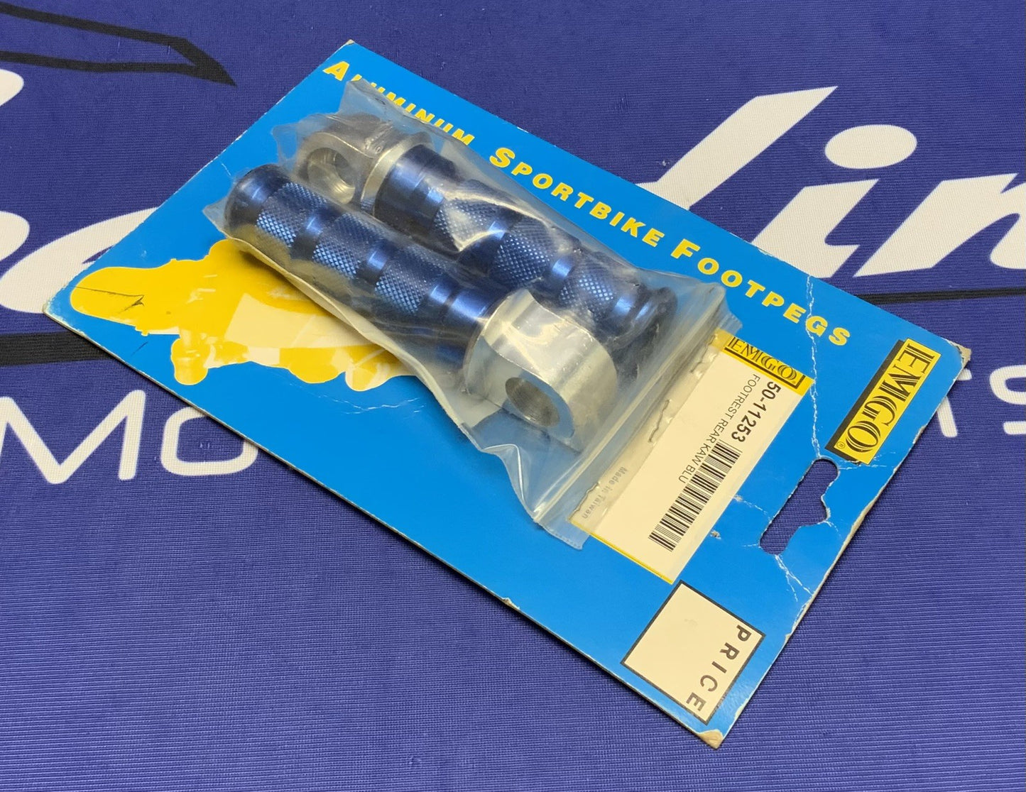 EMGO Rear Foot Pegs (Blue) ZX1100 1990-1993 50-11253