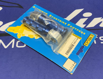 EMGO Rear Foot Pegs (Blue) ZX1100 1990-1993 50-11253
