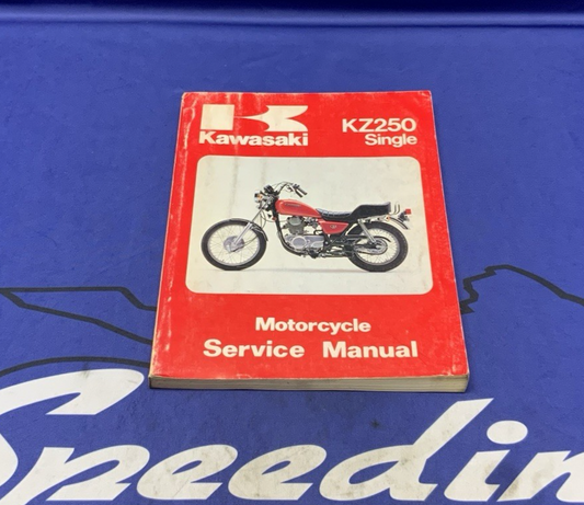 Kawasaki KZ250 Single Service Manual 1980-1982 OEM 99924-1023-03