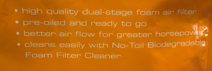 No-Toil Oiled Air Filter YZ-250F 1011-4089