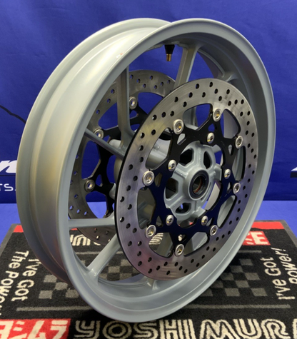 Suzuki Front Wheel W/ Rotors (Matte Gray) GSX-8R 2024-2026 OEM 54111-25L00-QZP