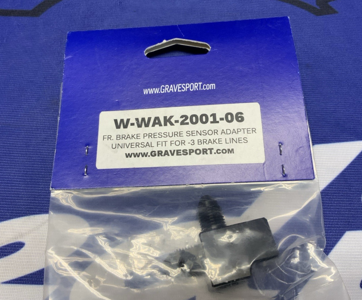 Graves Motorsports Front Brake Pressure Sensor Adaptor W-WAK-2001-06
