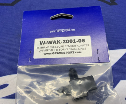 Graves Motorsports Front Brake Pressure Sensor Adaptor W-WAK-2001-06