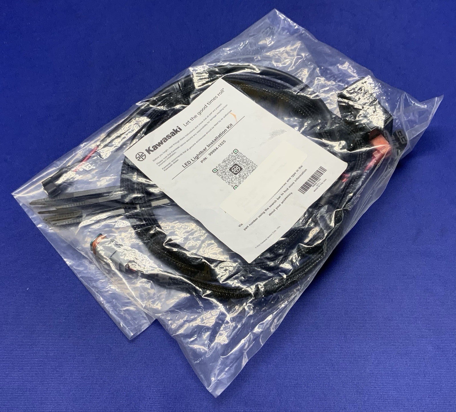 Kawasaki LED Light Bar Harness Kit Teryx 2021-2024 OEM 99994-1525