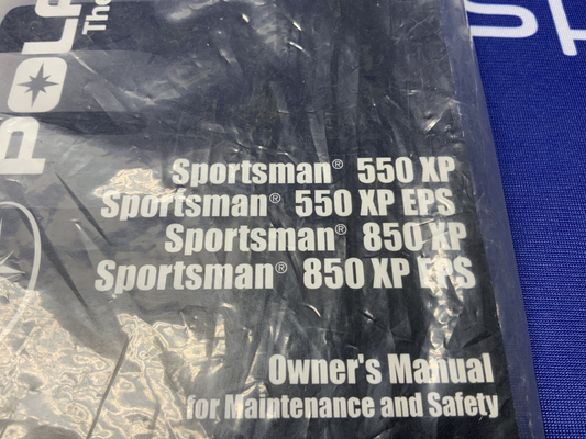 Polaris Sportsman 550/850XP Owner's Manual 9922452