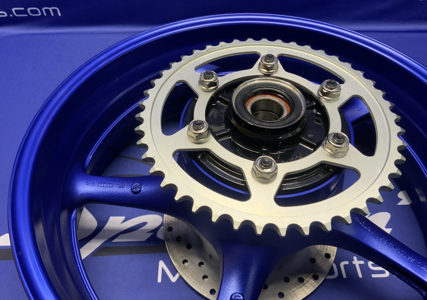 Yamaha Rear Wheel Assembly (Blue) YZF-R6 2008-2016 OEM 5SL-25338-00-P3