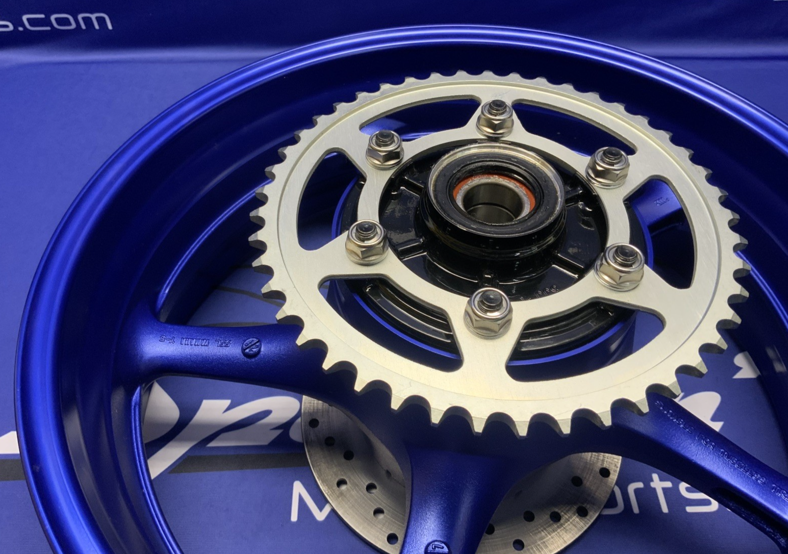 Yamaha Rear Wheel Assembly (Blue) YZF-R6 2008-2016 OEM 5SL-25338-00-P3