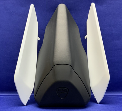 Ducati Passenger Seat Cover (Arctic White Silk) Panigale 959 16-19 OEM 97180331A