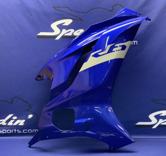 Yamaha Right Complete Fairing (Blue) YZF-R6 2017-2024 OEM BN6-W283V-90-P0