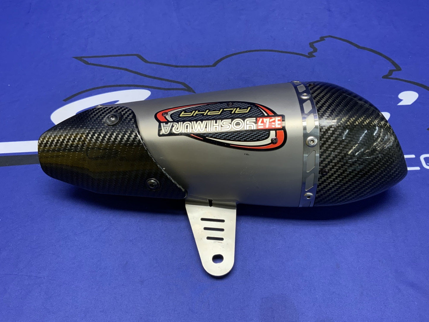 Yoshimura Alpha Slip-On Muffler Suzuki GSX-R1000 2017-2025 11182BP521