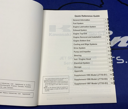 Kawasaki Jet Ski ST/S Service Manual 1994-1997 OEM 99924-1164-52