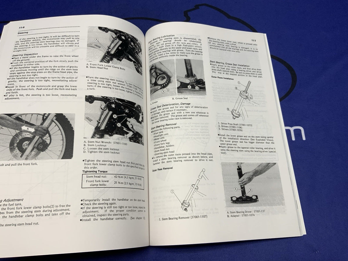 Kawasaki KLR600 Service Manual 1984 OEM 99924-1050-01